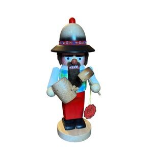 Steinbach Chubby Nutcracker Oktoberfest Wooden Germany Christmas Handmade Decor